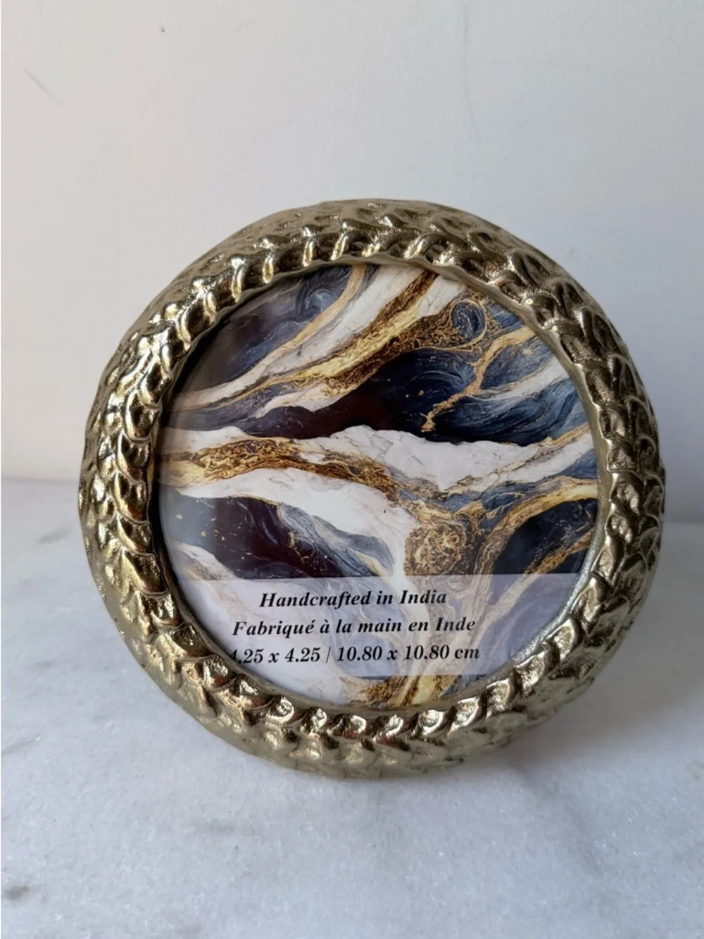 Gold Round Decorative Frame metal gold frame